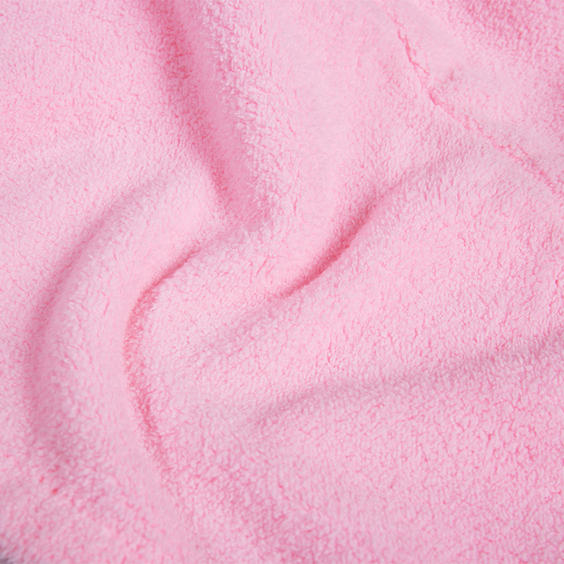 Handuk Pengering Rambut Microfiber Besar dengan Kancing untuk Semua Gaya Rambut Anti Kusut